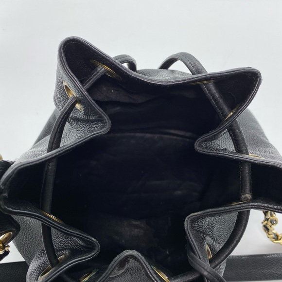 Chanel Caviar CC Bucket Drawstring Bag - Picture 7 of 8